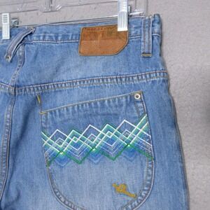 Rocawear Jean‎ Shorts 38 Vintage Y2K 90s Baggy Skate Hip Hop Jorts Embroidered